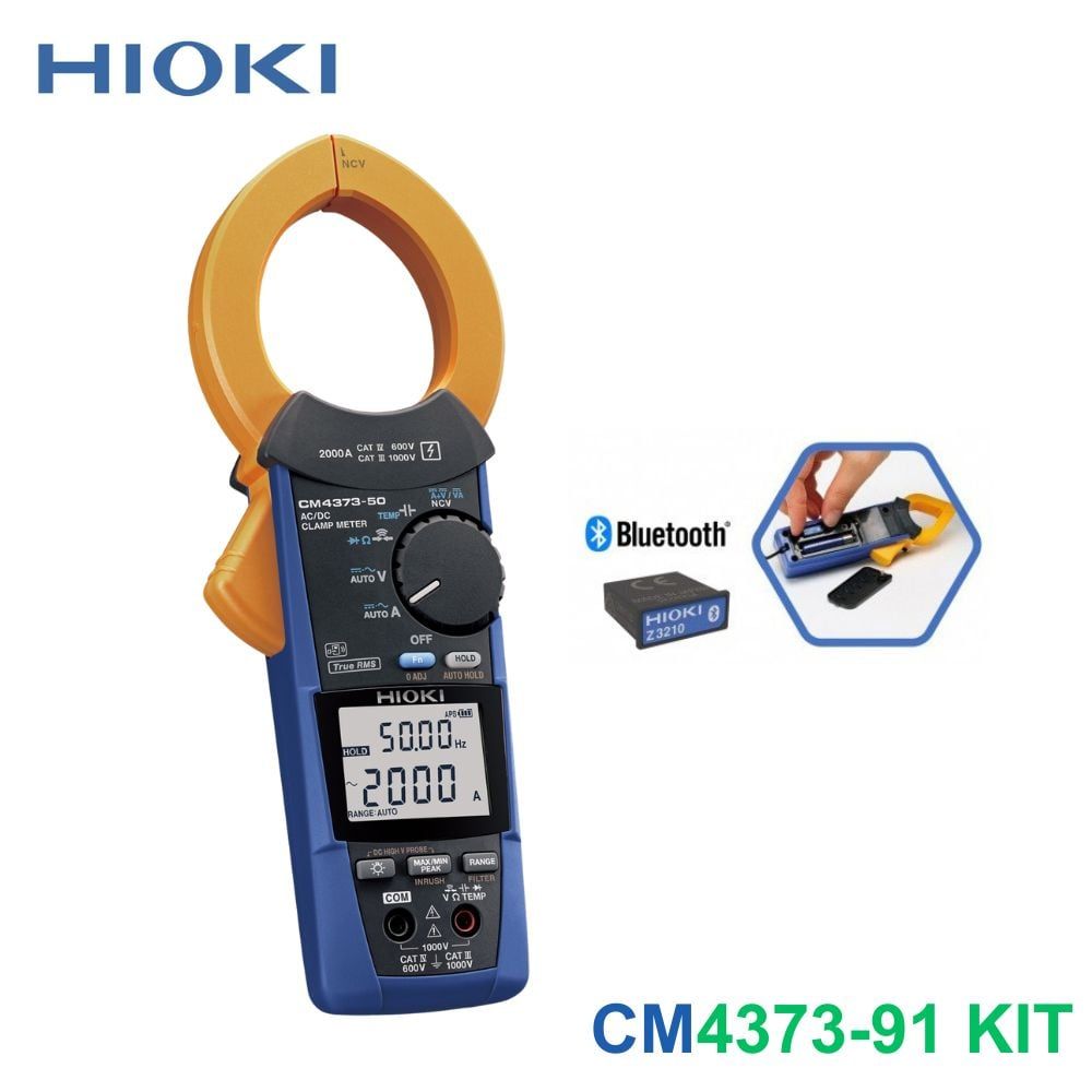 Ampe kìm AC/DC HIOKI CM4373-91 KIT True-RMS