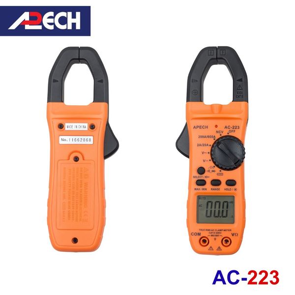 Ampe kìm đo dòng AC APECH AC-223 True-RMS