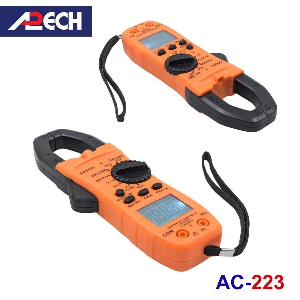 Ampe kìm đo dòng AC APECH AC-223 True-RMS