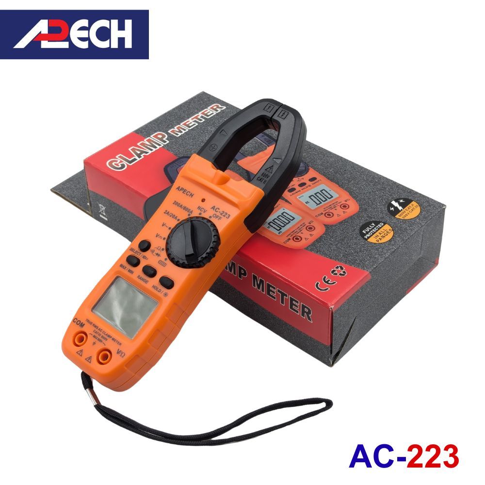 Ampe kìm đo dòng AC APECH AC-223 True-RMS