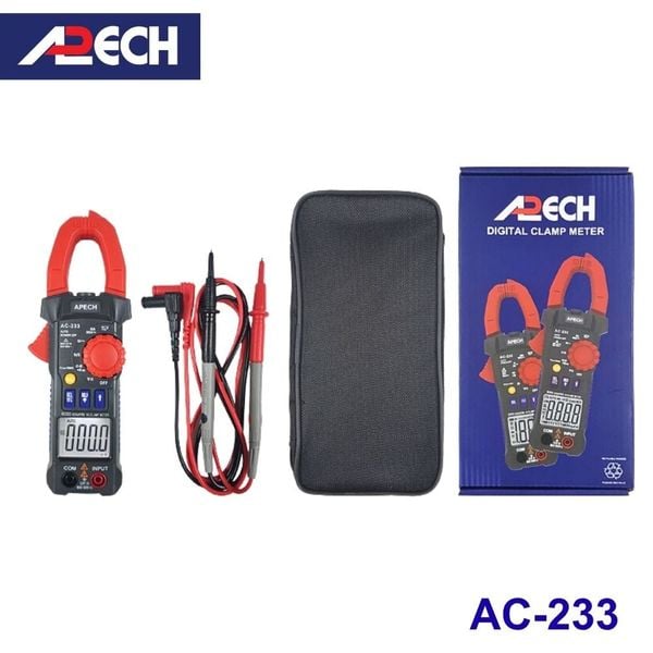 Ampe kìm đo dòng AC APECH AC-233 True-RMS