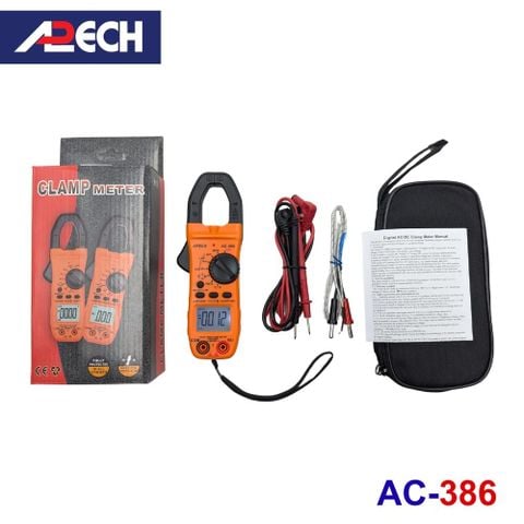 Ampe kìm AC/DC APECH AC-386 True-RMS