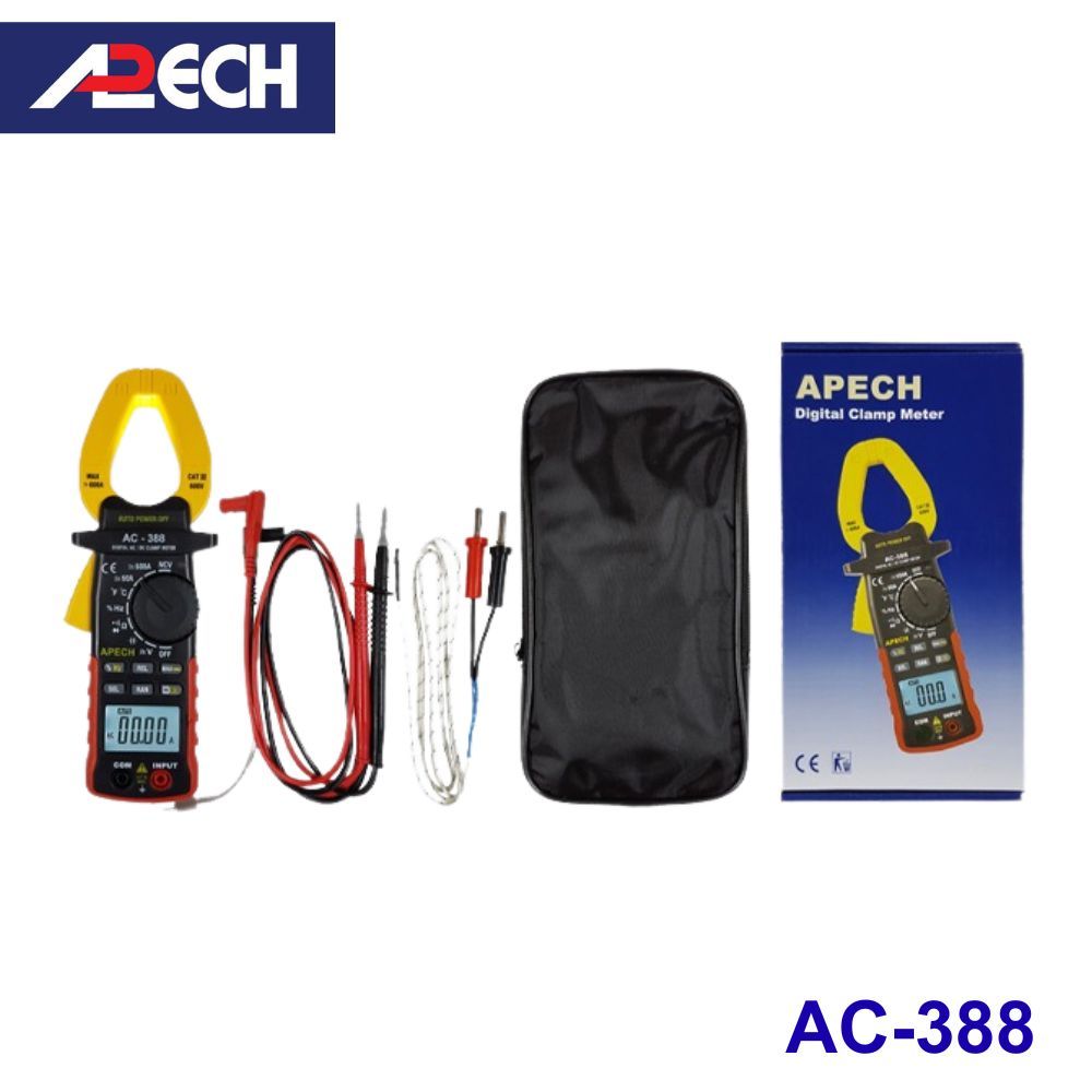 Ampe kìm đo dòng AC/DC APECH AC-388