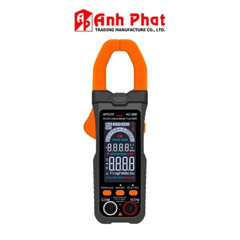 Ampe kìm AC/DC APECH AC-686 True-RMS