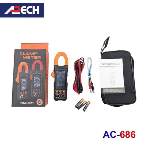 Ampe kìm AC/DC APECH AC-686 True-RMS