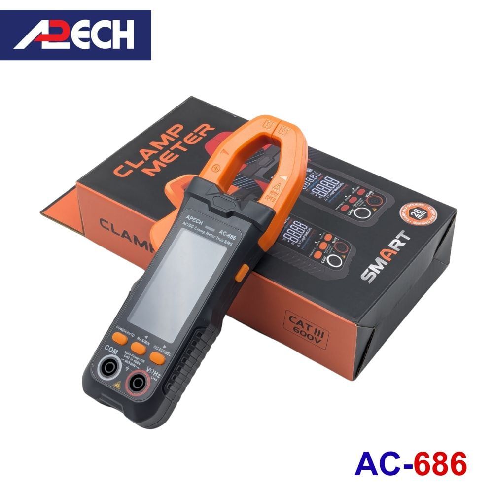 Ampe kìm AC/DC APECH AC-686 True-RMS