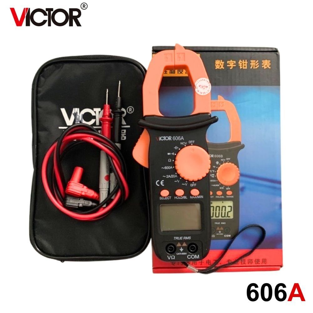 Ampe kìm VICTOR 606A plus True-RMS (VICTOR 606A+)