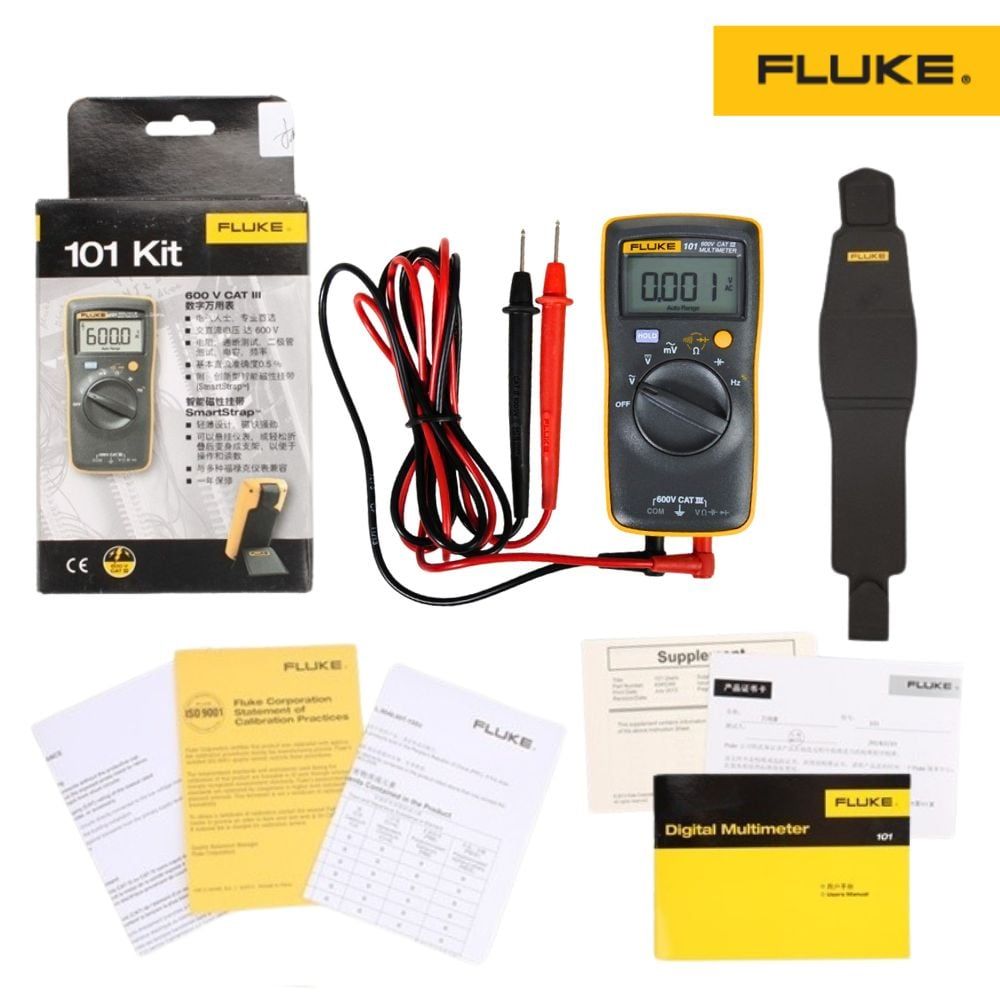 Combo đồng hồ vạn năng FLUKE 101 KIT
