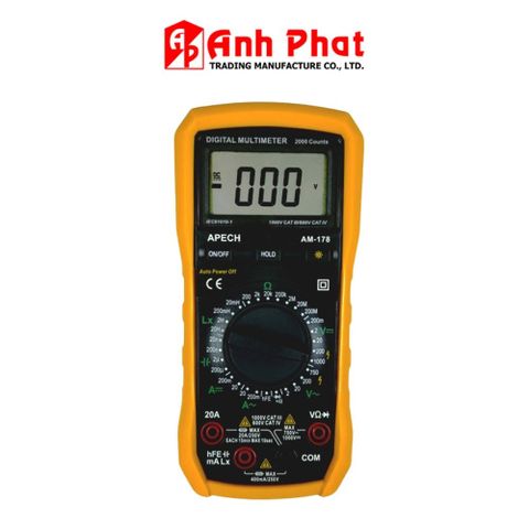 Đồng hồ vạn năng APECH AM-178 đo cuộn cảm Henry