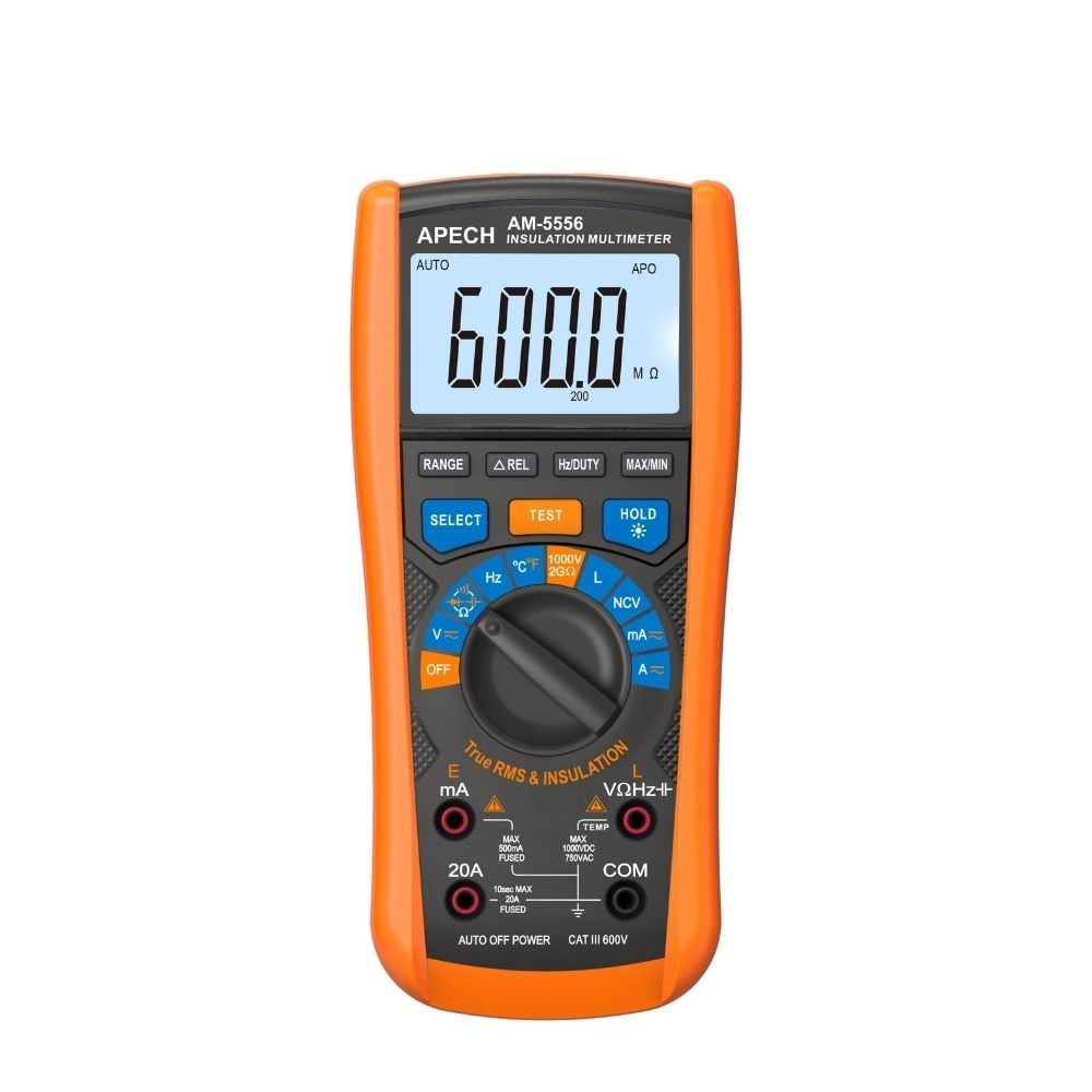 Đồng hồ vạn năng đo điện trở cách điện APECH AM-5556