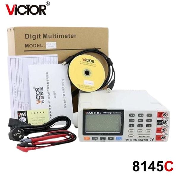 Đồng hồ vạn năng để bàn VICTOR 8145C True-RMS