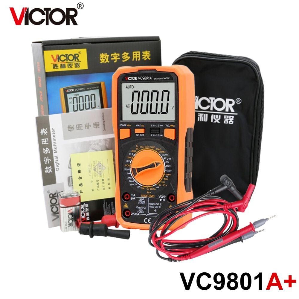 Đồng hồ vạn năng VICTOR VC9801A+ True-RMS
