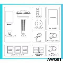 Máy đo chất lượng nước AWQ01 - WIFI 8 trong 1