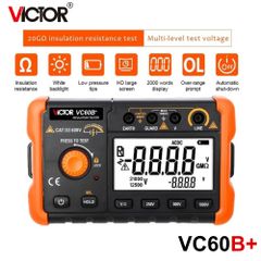 Đồng hồ đo điện trở cách điện VICTOR 60B+