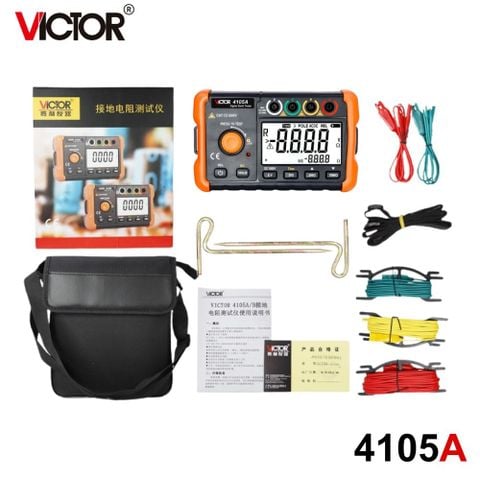 Máy đo điện trở đất VICTOR 4105A