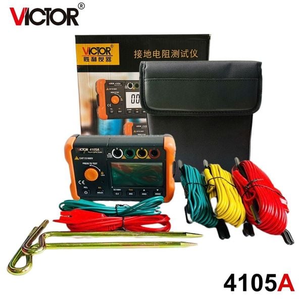 Máy đo điện trở đất VICTOR 4105A