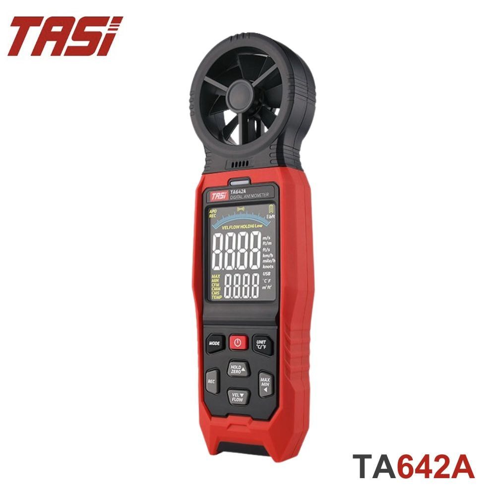 Máy đo gió cánh quạt TASI TA642A 3 trong 1