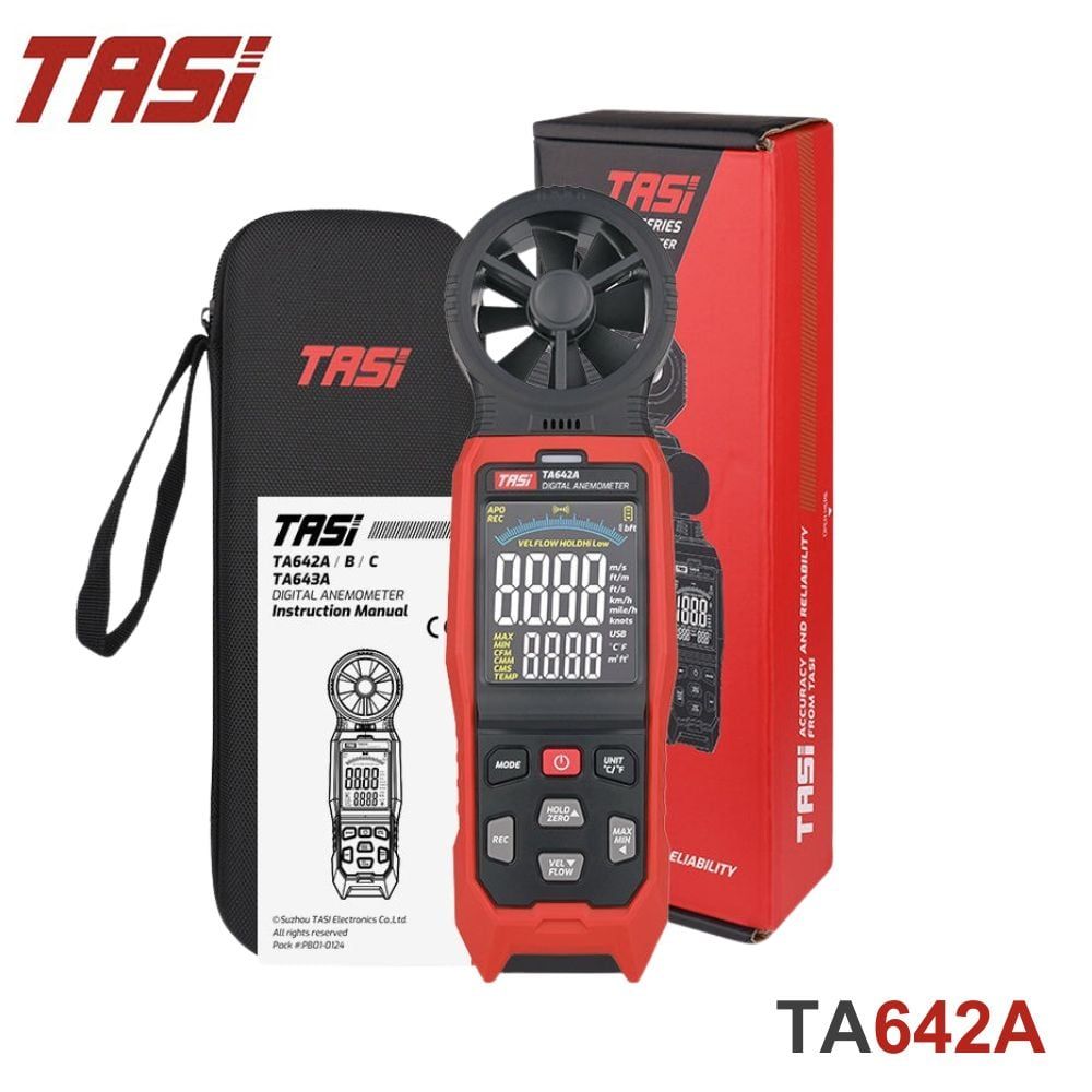 Máy đo gió cánh quạt TASI TA642A 3 trong 1
