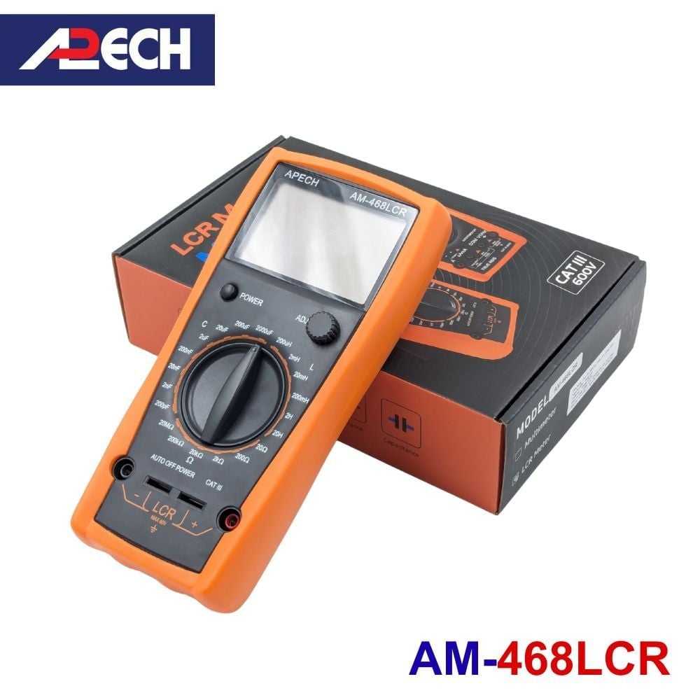 Đồng hồ đo cuộn cảm tụ điện điện trở LCR APECH AM-468LCR
