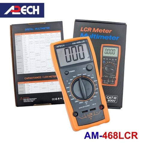 Đồng hồ đo cuộn cảm tụ điện điện trở LCR APECH AM-468LCR