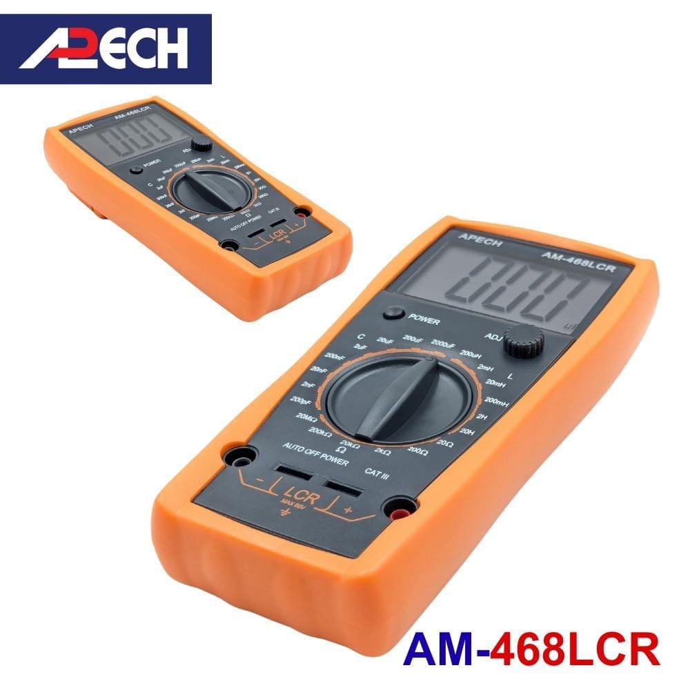 Đồng hồ đo cuộn cảm tụ điện điện trở LCR APECH AM-468LCR