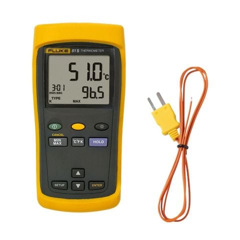 Máy đo nhiệt độ tiếp xúc FLUKE 51 II (Fluke-51-2)