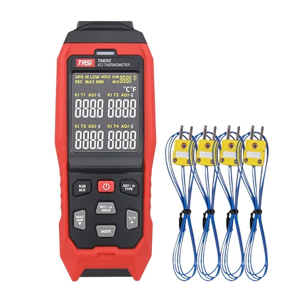 Máy đo nhiệt độ tiếp xúc TASI TA612C 4 kênh loại K/J