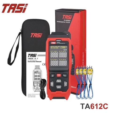 Máy đo nhiệt độ tiếp xúc TASI TA612C 4 kênh loại K/J