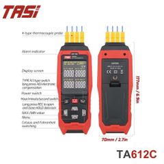 Máy đo nhiệt độ tiếp xúc TASI TA612C 4 kênh loại K/J