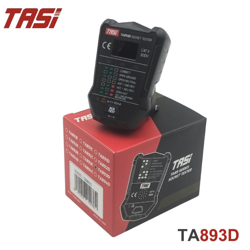 Thiết bị kiểm tra ổ cắm điện TASI TA893D