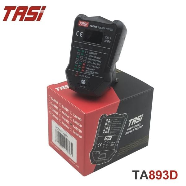 thiết bị kiểm tra ổ cắm điện TASI TA893D