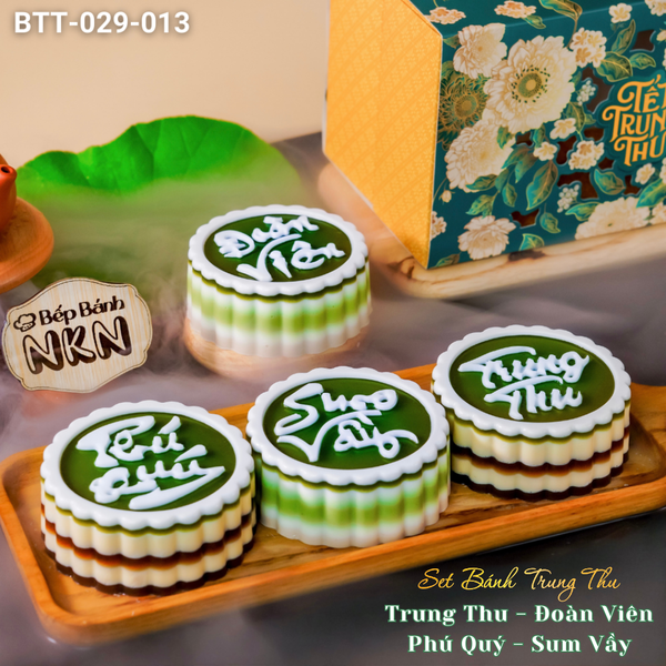  Hộp Bánh Trung Thu Trung Thu - Đoàn Viên - Phú Quý - Sum Vầy (BTT-029-013) 