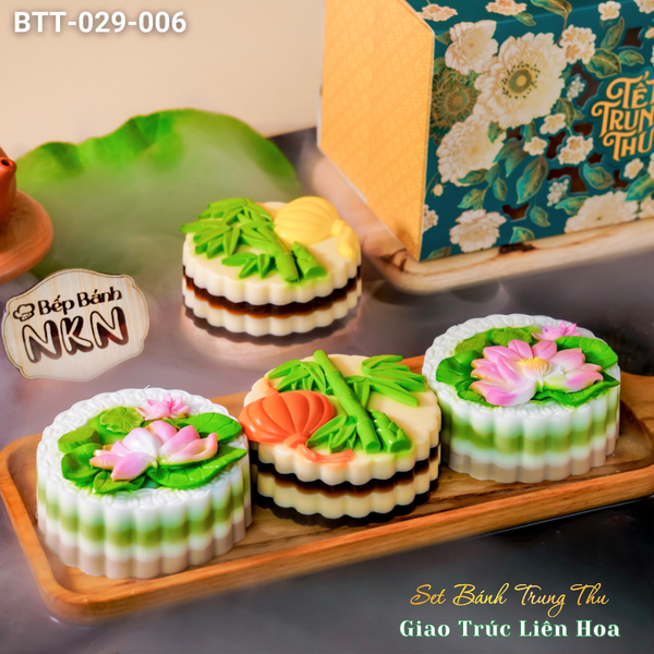  Hộp Bánh Trung Thu Giao Trúc Liên Hoa (BTT-029-006) 