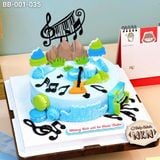  Bánh Sinh Nhật Cho Bé Mẫu Nhạc Cụ (BB-001-035) 