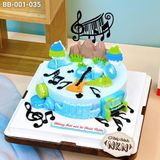  Bánh Sinh Nhật Cho Bé Mẫu Nhạc Cụ (BB-001-035) 