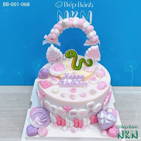  Bánh Sinh Nhật Cho Bé Tuổi Tỵ (BB-001-068) 