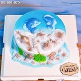  Bánh Sinh Nhật Mẫu Đại Dương Cá Heo (BB-001-070) 