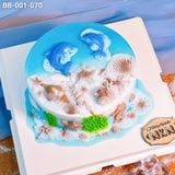  Bánh Sinh Nhật Mẫu Đại Dương Cá Heo (BB-001-070) 