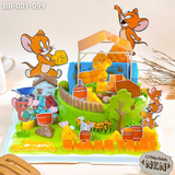  Bánh Sinh Nhật Cho Bé Mẫu Chuột Jerry Và Kho Phô Mát (BB-001-099) 