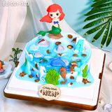  Bánh Sinh Nhật Cho Bé Mẫu Nàng Tiên Cá (BB-001-103) 