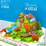  Bánh Sinh Nhật Vườn Thú Safari (BB-001-116) 