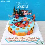  Bánh Sinh Nhật Spiderman Cho Bé Tuổi Hợi (BB-001-117) 
