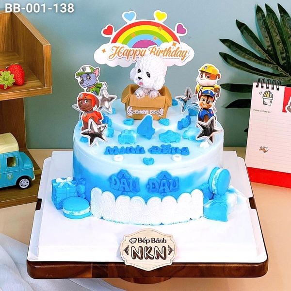  Bánh Sinh Nhật Chú Chó Cứu Hộ Paw Trol (BB-001-138) 