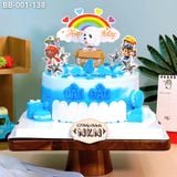  Bánh Sinh Nhật Chú Chó Cứu Hộ Paw Trol (BB-001-138) 