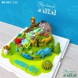  Bánh Sinh Nhật 2 Tầng Vườn Thú Safari (BB-001-152) 