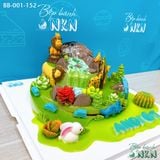  Bánh Sinh Nhật 2 Tầng Vườn Thú Safari (BB-001-152) 