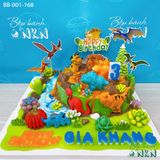  Bánh Sinh Nhật Khủng Long Núi Lửa kỷ Jura (BB-001-168) 