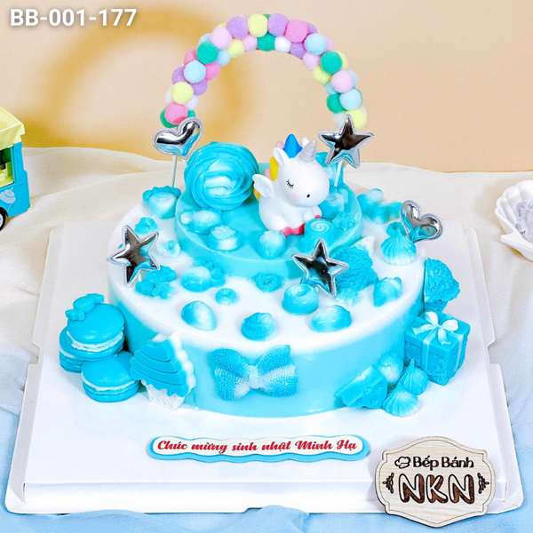  Bánh Sinh Nhật Cho Bé Mẫu Unicorn (BB-001-177) 