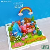  Bánh Sinh Nhật Cho Bé Mẫu Doraemon Du Hành Về Thời Kỳ Tiền Sử (BB-001-182) 