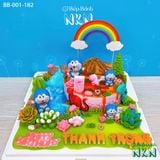  Bánh Sinh Nhật Cho Bé Mẫu Doraemon Du Hành Về Thời Kỳ Tiền Sử (BB-001-182) 